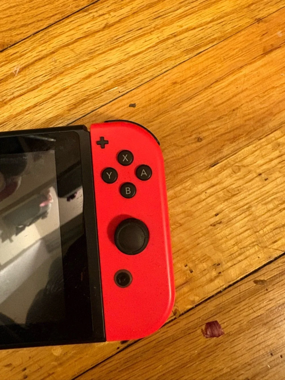 Nintendo Switch with Blue Left and Red Right Joy‑Con